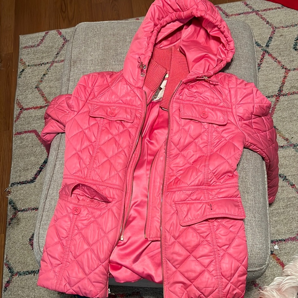 Hot Pink Kate Spade Puffer Coat